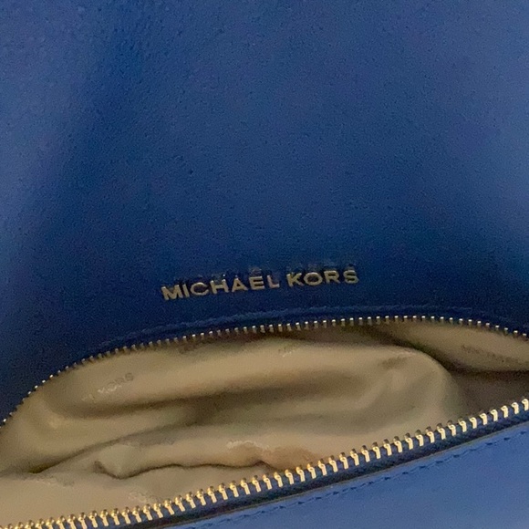 Michael Kors-EUC-Rhea pebbled leather backpack Approx. 14”x12.5”5”-Retail 358 - Picture 8 of 9